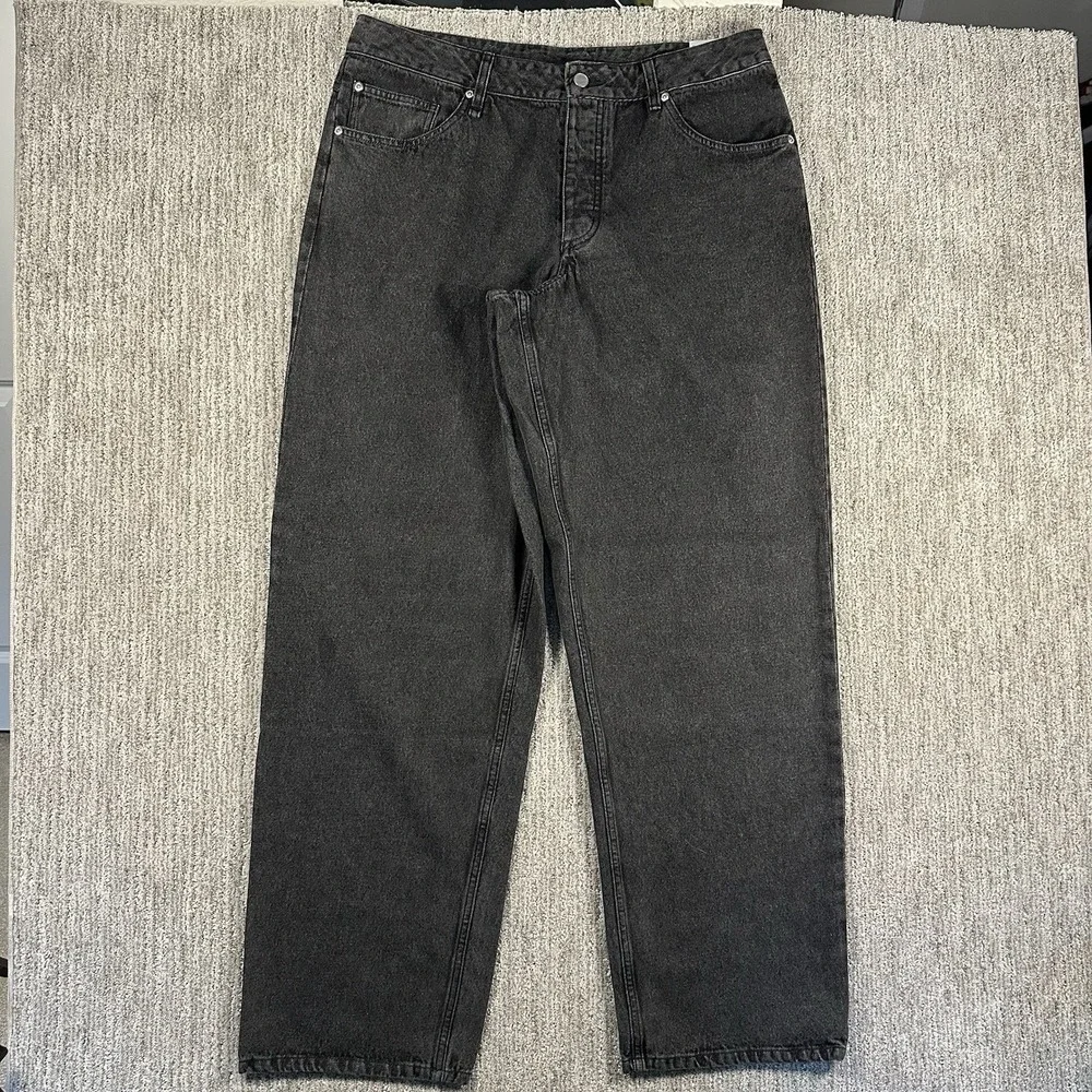 NIKE JORDAN DENIM PANTS SIZE 36 Loose Fit (HF9291 010) WASHED BLACK $120‎